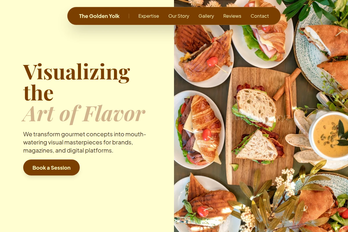 Premium Bakery Website Design